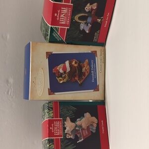 Hallmark Keepsake Christmas Ornaments Lot of 3